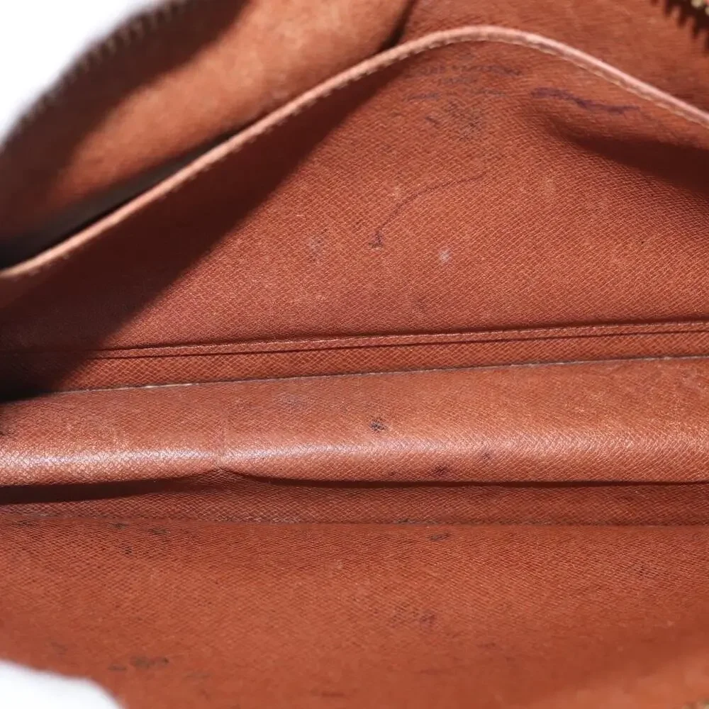 Louis Vuitton Epi Pochette Homme Clutch Bag Brown Zipangu Gold